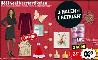 Kruidvat Kerstballen aanbieding