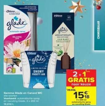 Carrefour Gamma glade en canard WC aanbieding