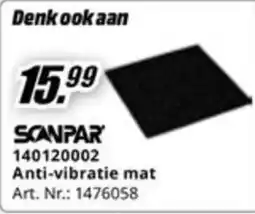MediaMarkt Scanpar 140120002 anti-vibratie mat aanbieding