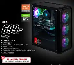 MediaMarkt Extreme Gamer CLASSIC LVL 1 Gaming pc aanbieding