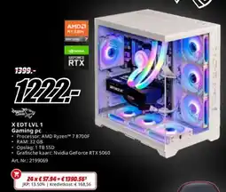 MediaMarkt Extreme Gamer X EDT LVL 1 Gaming pc aanbieding