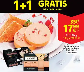 Labeyrie blok eenden- of ganzenlever