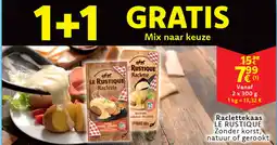 Cora Le rustique raclettekaas aanbieding