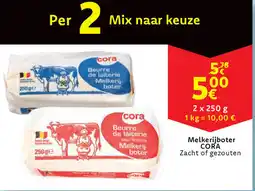 Cora Melkerijboter CORA Zacht of gezouten aanbieding