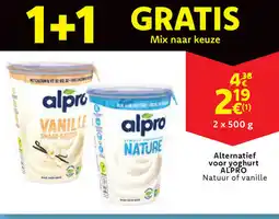 Cora Alpro Alternatief voor yoghurt aanbieding