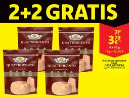Cora Casa azzurra quattrocento italiaanse geraspte kaas aanbieding