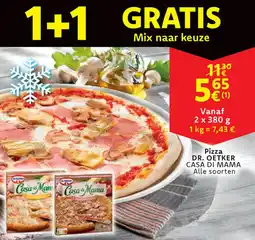 Cora Dr. oetker casa di mama pizza aanbieding