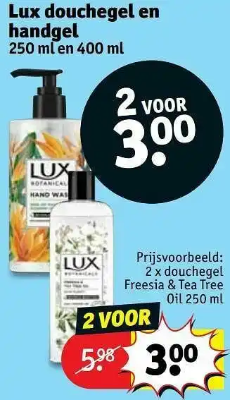 Douchegel freesia + tea tree