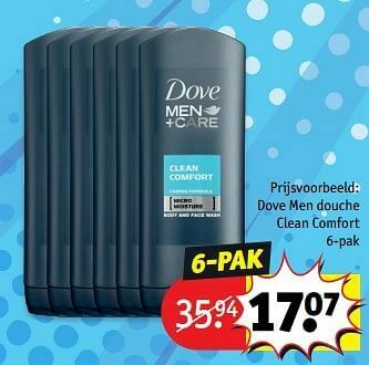 Kruidvat Dove men douche clean comfort aanbieding