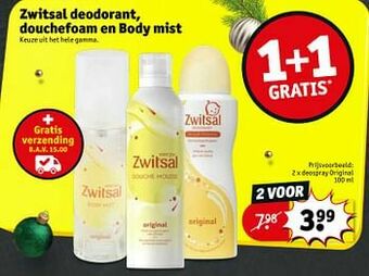 Kruidvat Deospray original aanbieding