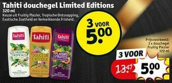 Kruidvat Douchegel fruitig plezier aanbieding