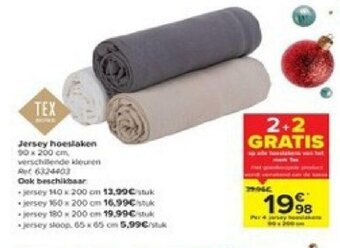 Carrefour Jersey hoeslaken aanbieding