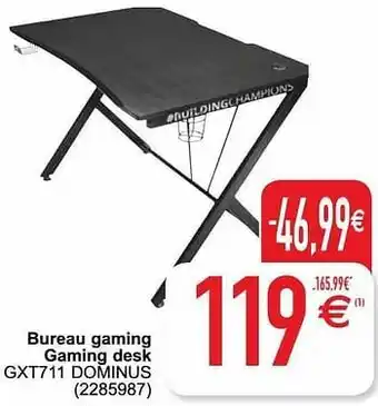 Cora Bureau gaming gaming desk gxt711 dominus aanbieding