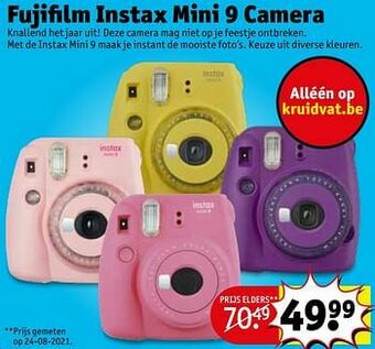 Kruidvat Fujifilm instax mini 9 camera aanbieding