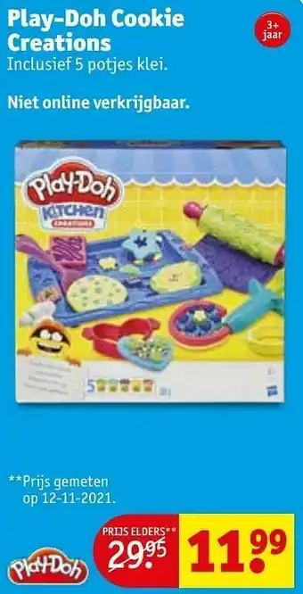 Kruidvat Play-doh cookie creations aanbieding