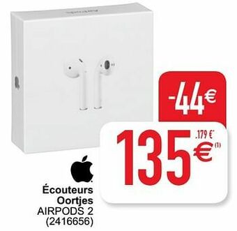 Apple écouteurs oortjes airpods 2
