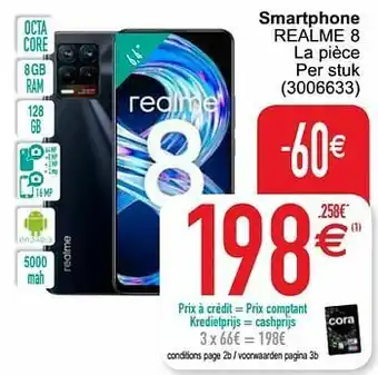 Cora Smartphone realme 8 aanbieding
