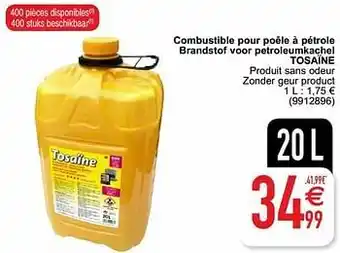 Combustible pour poêle à pétrole brandstof voor petroleumkachel tosaïne