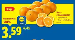Lidl Perssinaasappelen aanbieding