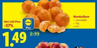 Lidl Mandarijnen aanbieding