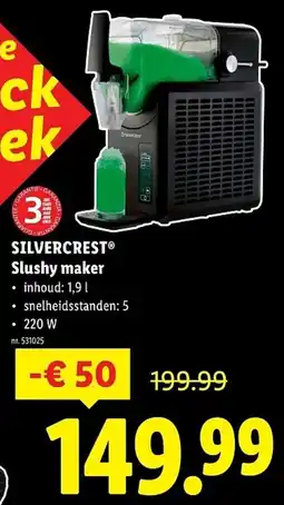 Lidl Silvercrest Slushy maker aanbieding