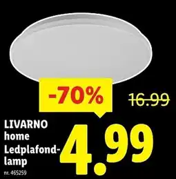 Lidl Livarno Home Ledplafondlamp aanbieding