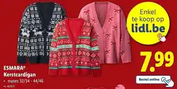 Lidl Esmara Kerstcardigan aanbieding