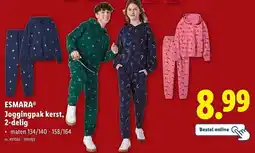 Lidl Esmara Joggingpak kerst aanbieding