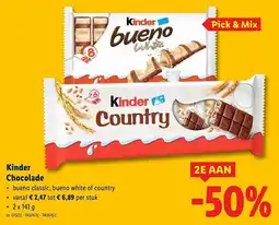 Lidl Kinder Chocolade aanbieding