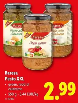 Lidl Baresa Pesto XXL aanbieding