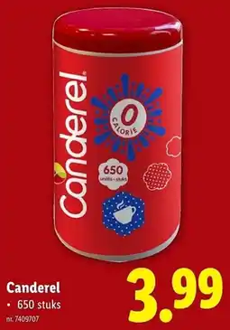 Lidl Canderel aanbieding