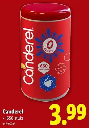 Lidl Canderel aanbieding