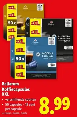Lidl Bellarom Koffiecapsules XXL aanbieding