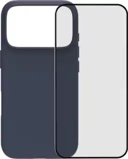 Coolblue BlueBuilt Protective Back Cover met MagSafe iPhone 17 Pro Blauw + iPhone 17 Pro Screenprotector Glas aanbieding