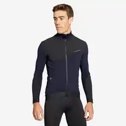 Decathlon XC MTB shirt met lange mouwen voor het tussenseizoen heren blauw aanbieding