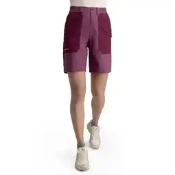 Decathlon Dames Wandelen waterafstotende wandelshort Solara Purple Paars aanbieding