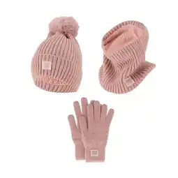 Decathlon Thermoset dames - Handschoenen/Muts/Nekwarmer - Roze - Onesize aanbieding