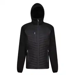 Decathlon Heren Navigate Quilted Hybride Jas (Zwart/Seal Grey) aanbieding
