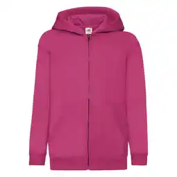 Decathlon Kinder/Kids Klassiek Jasje met Capuchon (Fuchsia) aanbieding