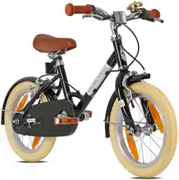 Decathlon Kinderfiets 14 inch vanaf 4 Jaar – Retro/Vintage Look, Velgrem & Standaard aanbieding