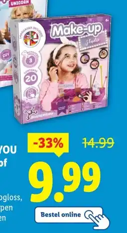 Lidl SCIENCE4YOU Beautykit of zeepset ⚫ keuze uit make-up, lipgloss, eenhoornzepen en dinozepen aanbieding