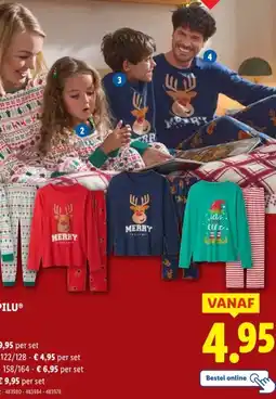 Lidl ESMARA LUPILUⓇ Kerstpyjama aanbieding