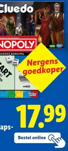 Lidl Hasbro Gezelschaps- spel aanbieding