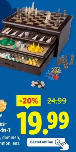 Lidl LUPILU Spelletjes- doos 10-in-1 aanbieding