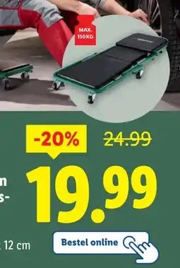 Lidl Parkside Montage- rolplank en werkplaats- kruk aanbieding