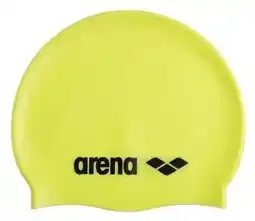 Decathlon Arena Classic Siliconen Badmuts Geel aanbieding