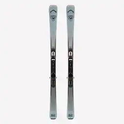 Decathlon All-mountainski's met bindingen voor heren Arcade 82 M grijs aanbieding