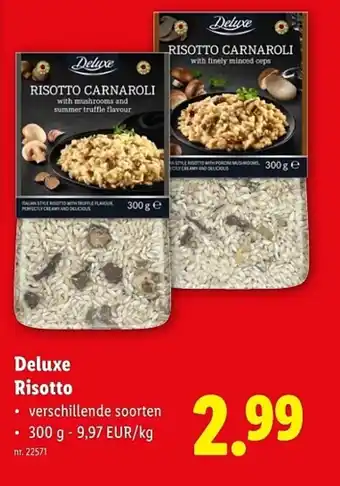 Lidl Deluxe Risotto aanbieding