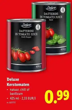 Lidl Deluxe Kerstomaten aanbieding