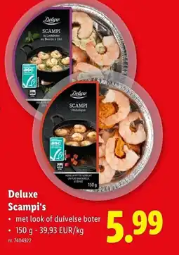 Lidl Deluxe Scampi's aanbieding